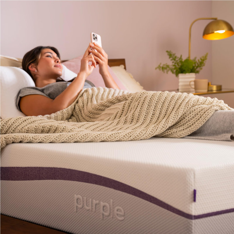 King size mattress in a box purple sales
